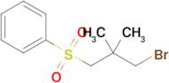 (3-Bromo-2,2-dimethylpropanesulfonyl)benzene