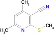 4,6-Dimethyl-2-(methylsulfanyl)pyridine-3-carbonitrile