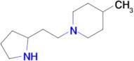 4-Methyl-1-[2-(pyrrolidin-2-yl)ethyl]piperidine