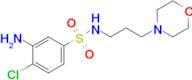 3-Amino-4-chloro-n-[3-(morpholin-4-yl)propyl]benzene-1-sulfonamide