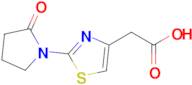 2-[2-(2-oxopyrrolidin-1-yl)-1,3-thiazol-4-yl]acetic acid