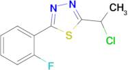 2-(1-Chloroethyl)-5-(2-fluorophenyl)-1,3,4-thiadiazole