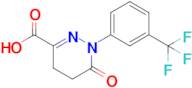 6-Oxo-1-[3-(trifluoromethyl)phenyl]-1,4,5,6-tetrahydropyridazine-3-carboxylic acid