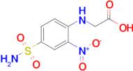 2-[(2-nitro-4-sulfamoylphenyl)amino]acetic acid