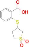 2-[(1,1-dioxo-1lambda6-thiolan-3-yl)sulfanyl]benzoic acid