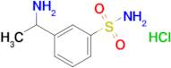 3-(1-Aminoethyl)benzene-1-sulfonamide hydrochloride