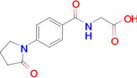 2-{[4-(2-oxopyrrolidin-1-yl)phenyl]formamido}acetic acid
