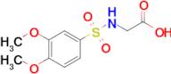 2-(3,4-Dimethoxybenzenesulfonamido)acetic acid