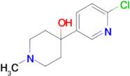 4-(6-Chloropyridin-3-yl)-1-methylpiperidin-4-ol