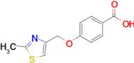 4-[(2-methyl-1,3-thiazol-4-yl)methoxy]benzoic acid