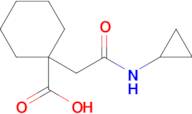 1-[(cyclopropylcarbamoyl)methyl]cyclohexane-1-carboxylic acid