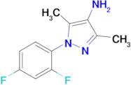 1-(2,4-Difluorophenyl)-3,5-dimethyl-1h-pyrazol-4-amine