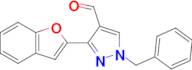 3-(1-Benzofuran-2-yl)-1-benzyl-1h-pyrazole-4-carbaldehyde