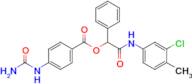 [(3-chloro-4-methylphenyl)carbamoyl](phenyl)methyl 4-(carbamoylamino)benzoate