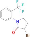 3-Bromo-1-[2-(trifluoromethyl)phenyl]pyrrolidin-2-one