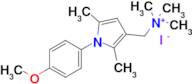 {[1-(4-methoxyphenyl)-2,5-dimethyl-1h-pyrrol-3-yl]methyl}trimethylazanium iodide