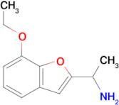 1-(7-Ethoxy-1-benzofuran-2-yl)ethan-1-amine