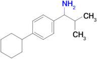 1-(4-Cyclohexylphenyl)-2-methylpropan-1-amine