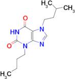 3-Butyl-7-(3-methylbutyl)-2,3,6,7-tetrahydro-1h-purine-2,6-dione