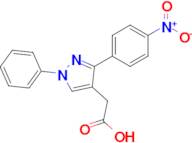 2-[3-(4-nitrophenyl)-1-phenyl-1h-pyrazol-4-yl]acetic acid