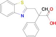 3-(1,3-Benzothiazol-2-yl)-2-methyl-2-phenylpropanoic acid