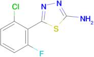 5-(2-Chloro-6-fluorophenyl)-1,3,4-thiadiazol-2-amine