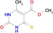 methyl 6-methyl-2-oxo-4-sulfanylidene-1,2,3,4-tetrahydropyrimidine-5-carboxylate