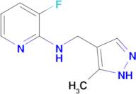 3-fluoro-N-[(5-methyl-1H-pyrazol-4-yl)methyl]pyridin-2-amine