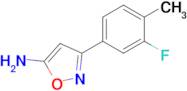 3-(3-Fluoro-4-methylphenyl)-1,2-oxazol-5-amine