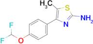 4-[4-(difluoromethoxy)phenyl]-5-methyl-1,3-thiazol-2-amine