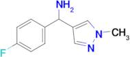 (4-Fluorophenyl)(1-methyl-1h-pyrazol-4-yl)methanamine