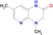 4,7-dimethyl-1h,2h,3h,4h-pyrido[2,3-b]pyrazin-2-one