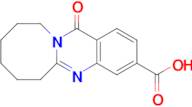 6,8,9,10,11,13-Hexahydro-13-oxo-7H-azocino[2,1-b]quinazoline-3-carboxylic acid