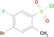 4-Bromo-5-fluoro-2-methylbenzene-1-sulfonyl chloride