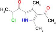 1-(4-Acetyl-3,5-dimethyl-1h-pyrrol-2-yl)-2-chloropropan-1-one