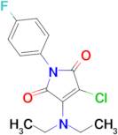 3-Chloro-4-(diethylamino)-1-(4-fluorophenyl)-2,5-dihydro-1h-pyrrole-2,5-dione
