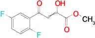 methyl 4-(2,5-difluorophenyl)-2-hydroxy-4-oxobut-2-enoate