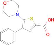 5-(Morpholin-4-yl)-4-phenylthiophene-2-carboxylic acid