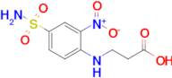 3-[(2-nitro-4-sulfamoylphenyl)amino]propanoic acid