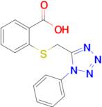 2-{[(1-phenyl-1h-1,2,3,4-tetrazol-5-yl)methyl]sulfanyl}benzoic acid