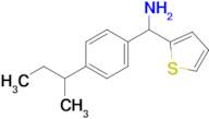 [4-(butan-2-yl)phenyl](thiophen-2-yl)methanamine