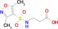 3-(Dimethyl-1,2-oxazole-4-sulfonamido)propanoic acid