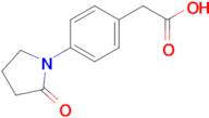 2-[4-(2-oxopyrrolidin-1-yl)phenyl]acetic acid