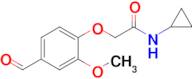 n-Cyclopropyl-2-(4-formyl-2-methoxyphenoxy)acetamide