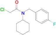 2-Chloro-n-cyclohexyl-n-[(4-fluorophenyl)methyl]acetamide