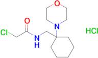 2-Chloro-n-{[1-(morpholin-4-yl)cyclohexyl]methyl}acetamide hydrochloride