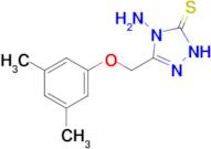 4-amino-3-[(3,5-dimethylphenoxy)methyl]-4,5-dihydro-1H-1,2,4-triazole-5-thione