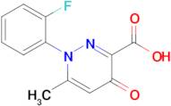 1-(2-Fluorophenyl)-6-methyl-4-oxo-1,4-dihydropyridazine-3-carboxylic acid