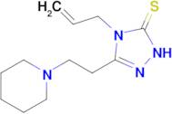 3-[2-(piperidin-1-yl)ethyl]-4-(prop-2-en-1-yl)-4,5-dihydro-1H-1,2,4-triazole-5-thione