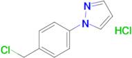 1-[4-(chloromethyl)phenyl]-1h-pyrazole hydrochloride